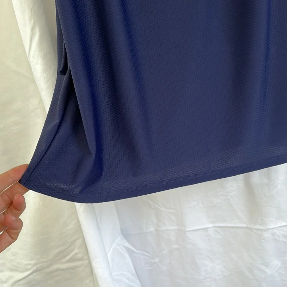 NWT - WAYF Jersey Cutout Knit Dress - Size Medium - Navy - Picture 9 of 13